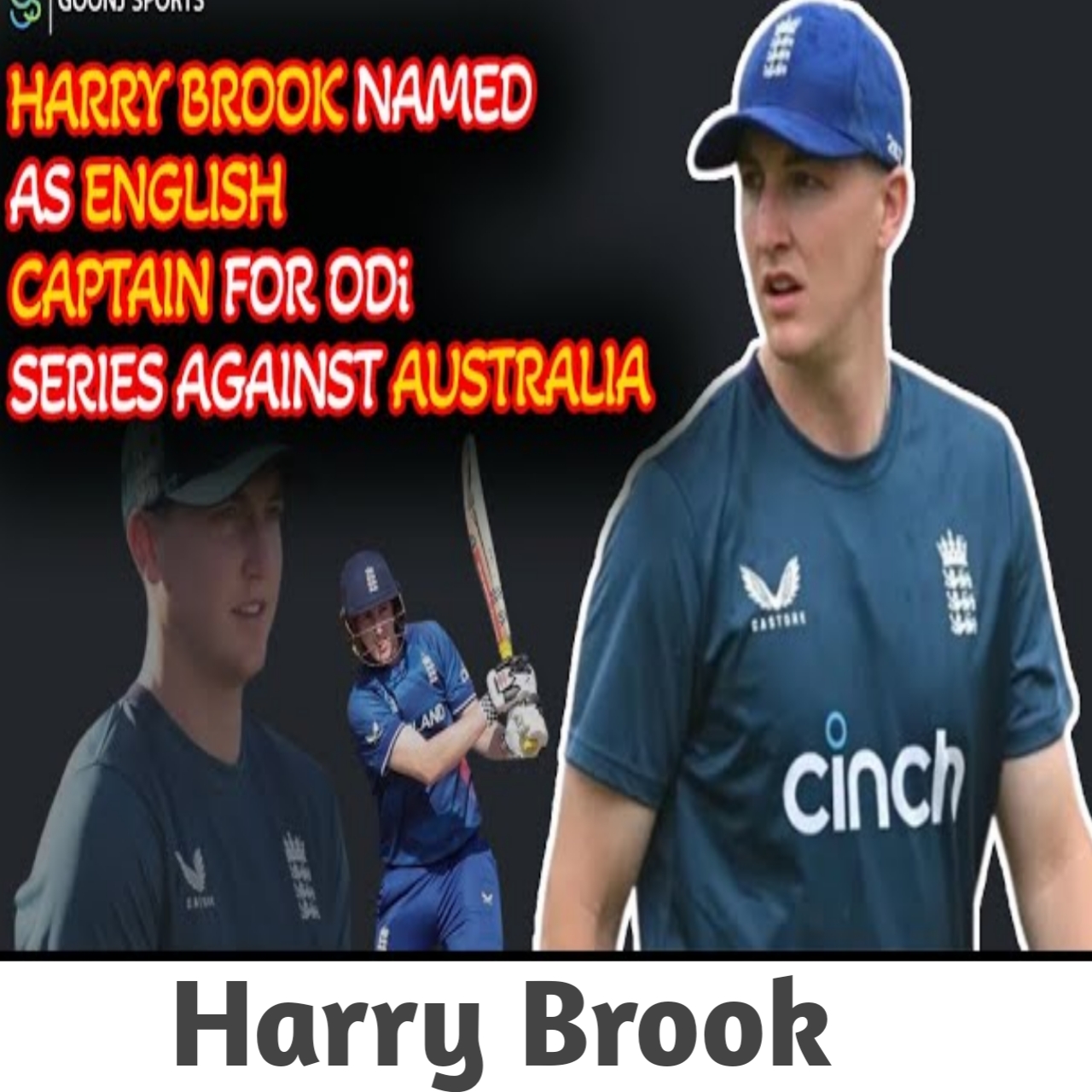 Captain Harry Brook was given the command of acting captain in the 1st match between Australia and England