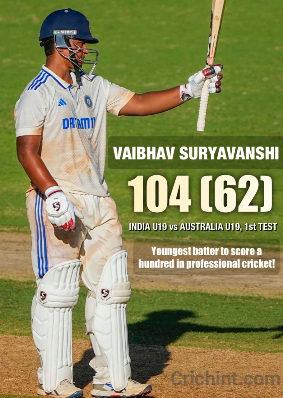 Vaibhav Suryavanshi century against Australia in under-19 