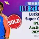 Lucknow Super Giants bought Rishabh Pant - 27 crore